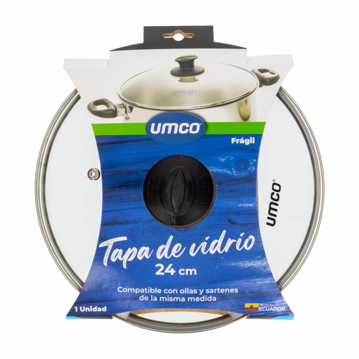 Tapa De Vidrio Para Ollas y Sartenes UMCO 24 Cm - Imagen 2