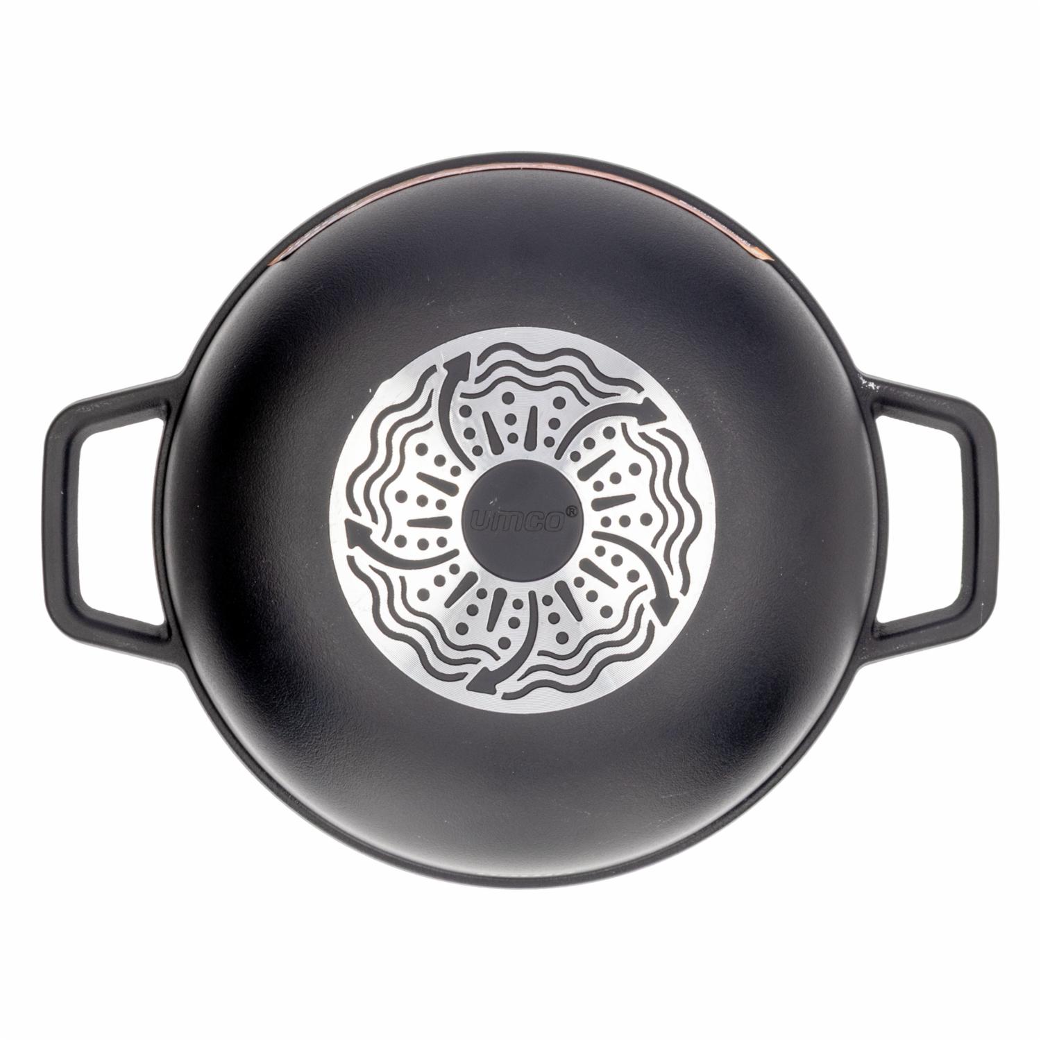Olla Caldro Fundido Cerámica Negro UMCO 20 Cm - Imagen 2