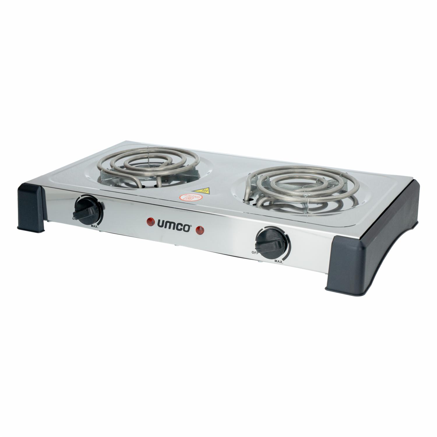 Hornilla Eléctrica 2 H Inoxidable Practica UMCO 1500 W