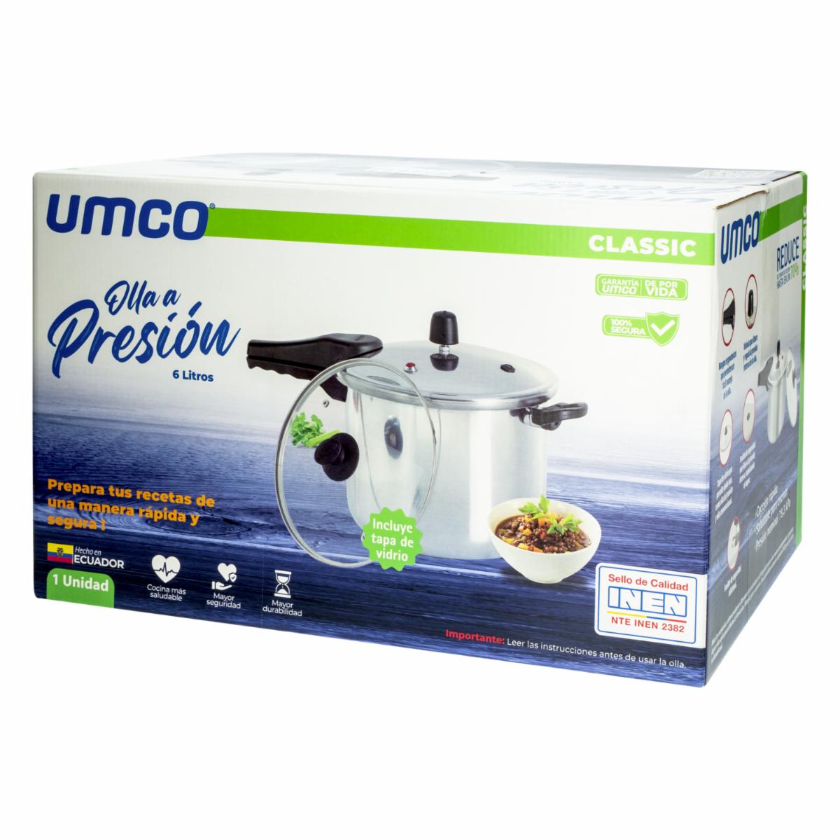 Olla De Presión Inducción Aluminio Classic UMCO 6 L - Imagen 4