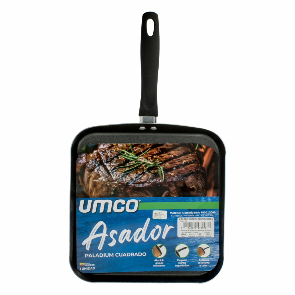 Asador De Inducción Cuadrado Paladium UMCO X26 Cm - Imagen 4