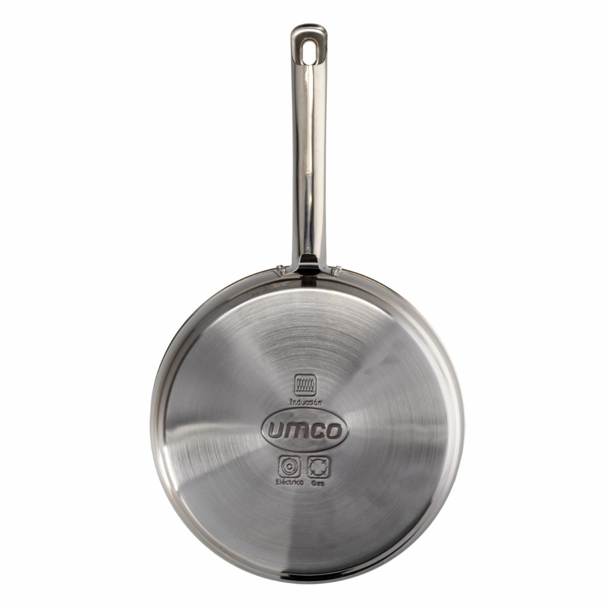 Sartén De Inducción Brilliance Con Tapa Vidrio UMCO 24 Cm - Imagen 2