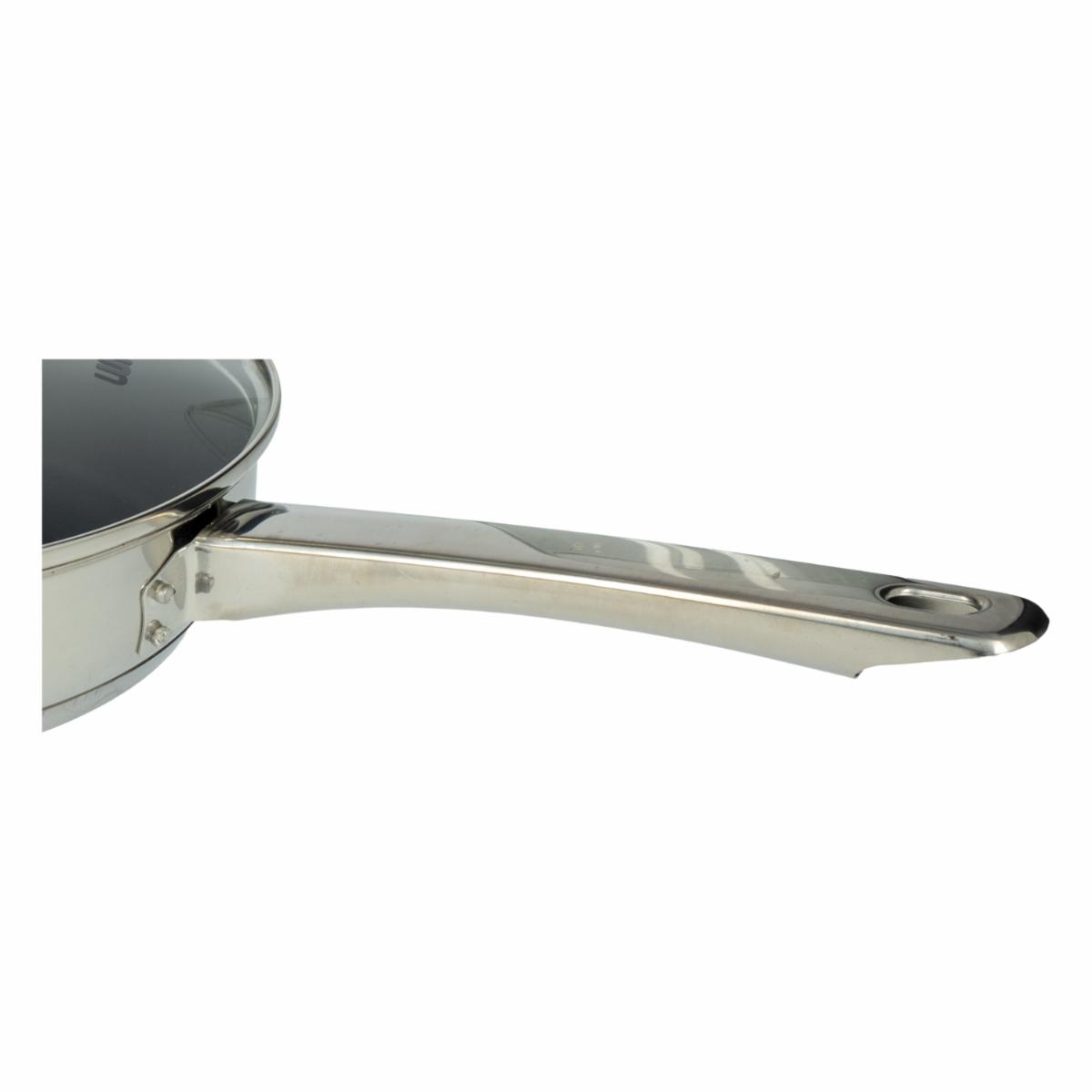 Sartén De Inducción Brilliance Con Tapa Vidrio UMCO 24 Cm - Imagen 3