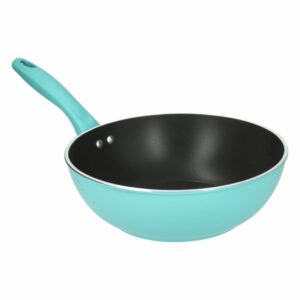 Wok De Inducción Colores Turquesa UMCO 24 Cm