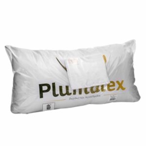 Almohada Acolchada + Funda Protectora PLUMATEX Blanca 89X49