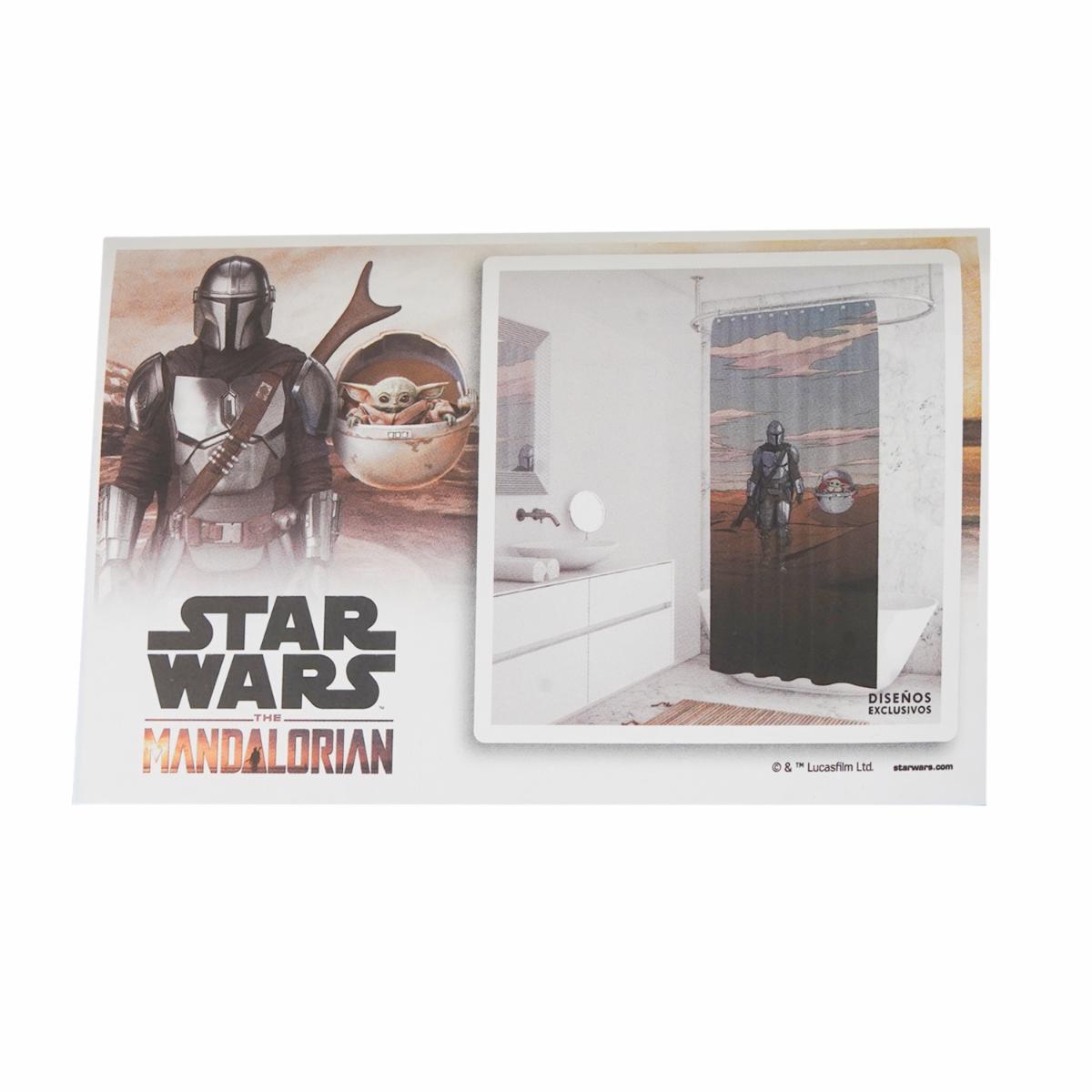 Cortina De Baño The Mandalorian WARNER 180 X 50 Cm - Imagen 2