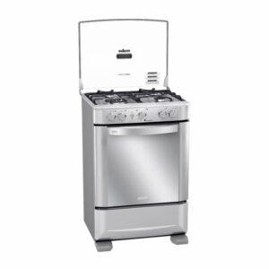 Cocina A Gas 60 Cm Con Grill EM6060FX2 MABE 4 Quemadores