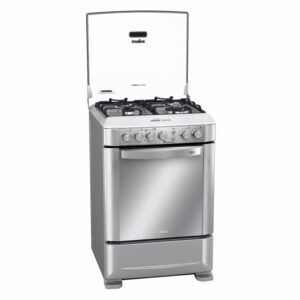 Cocina A Gas 60 Cm Con Grill EM6095FX1 MABE 4 Quemadores