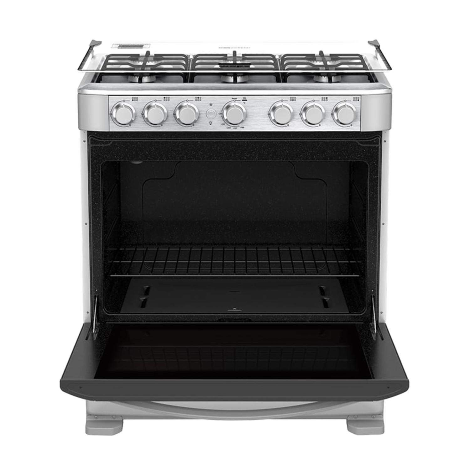 Cocina A Gas 30″ EM7610SG0 MABE 6 Quemadores