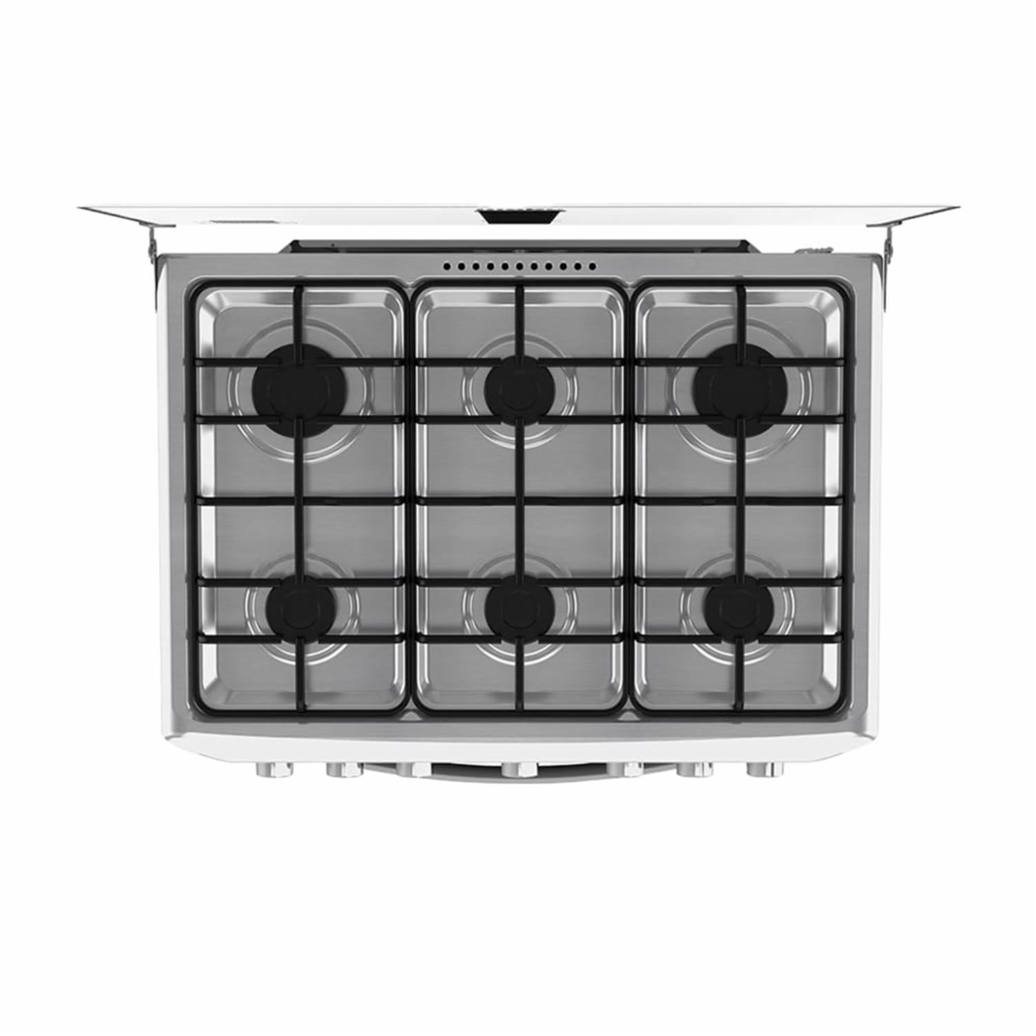 Cocina A Gas 30″ EM7610SG0 MABE 6 Quemadores