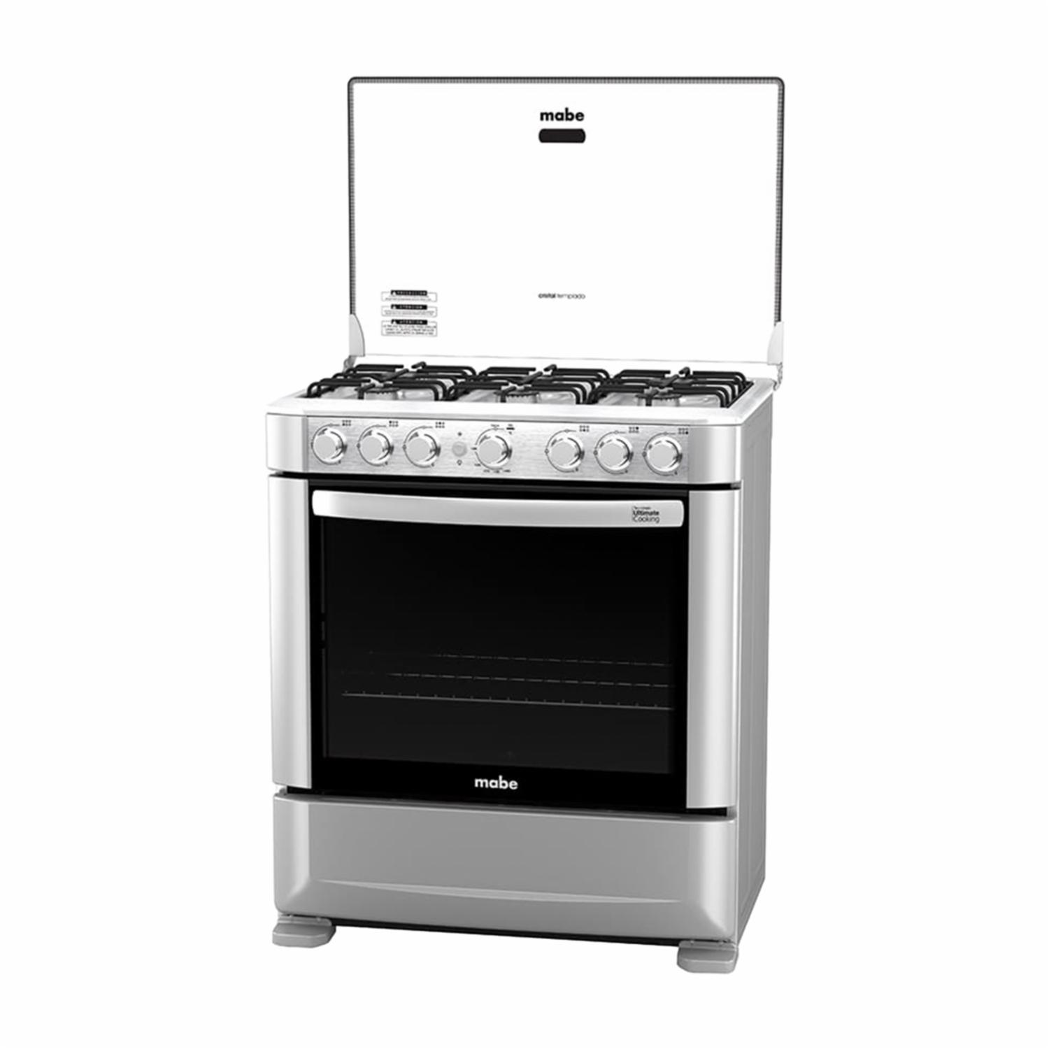 Cocina A Gas 30″ EM7610SG0 MABE 6 Quemadores