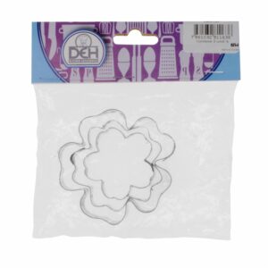 Cortador De Galletas Tipo Flor De Acero KITCHEN ACCESORIOS X 3 Uds