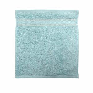 Toalla De Cara Azul Cielo 580 G/M² 100% Algodón FREE HOME 30 X 30 Cm