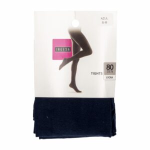 Panty Media Lycra Tinghts Negras 80 Den INGESA