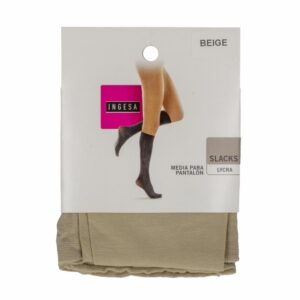 Media Para Pantalón Lycra Slacks Beige 005 INGESA
