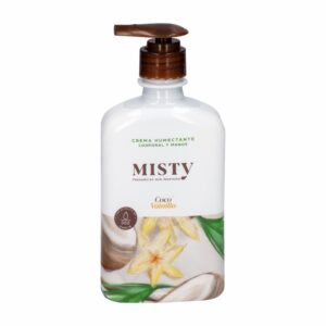 Crema Corporal Y De Manos Aroma Coco Y Vainilla MISTY 400Ml