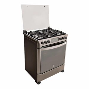 Cocina A Gas Montecarlo Cromado 30000779 INDURAMA 5 Quemadores