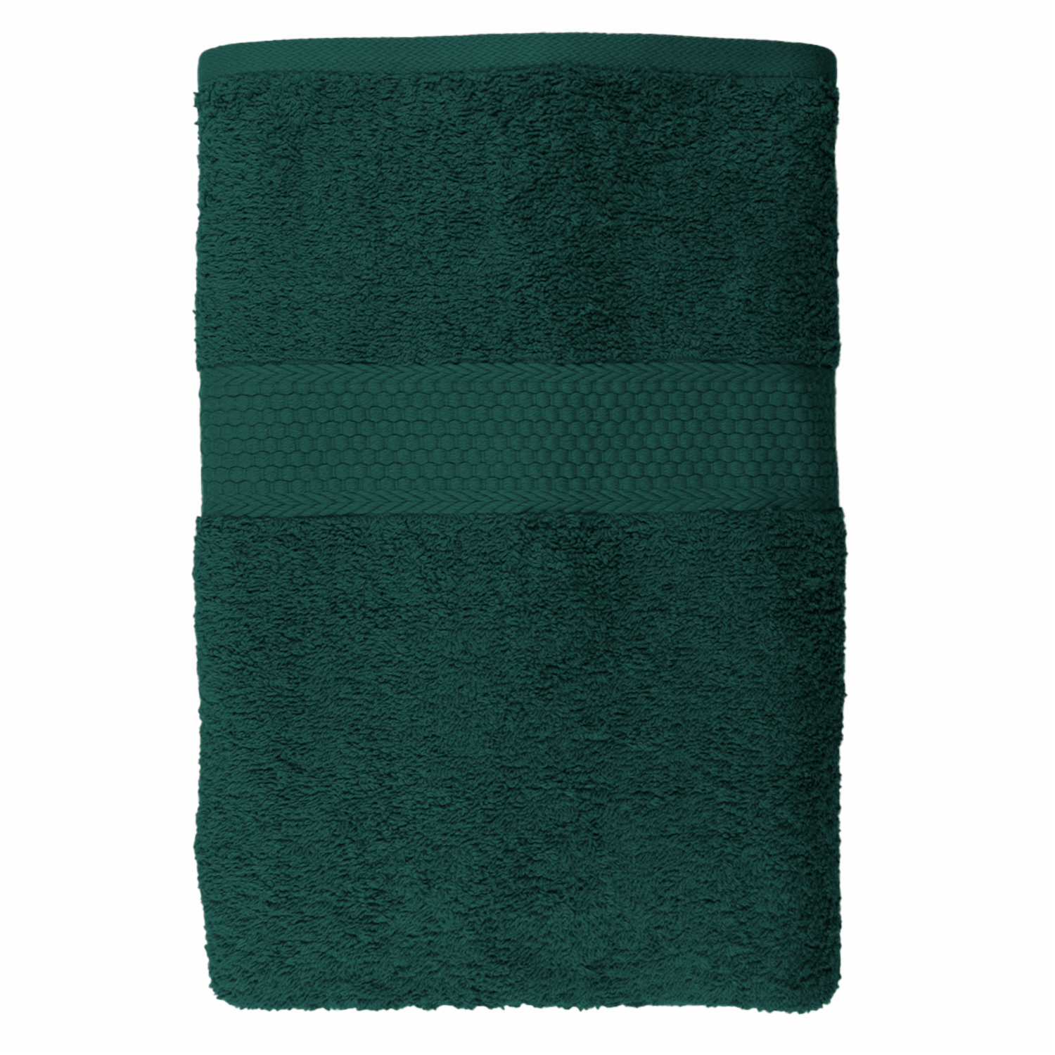 Toalla De Baño Verde Oscuro 580 G/M² 100% Algodón FREE HOME 140 X 70 Cm - Imagen 2