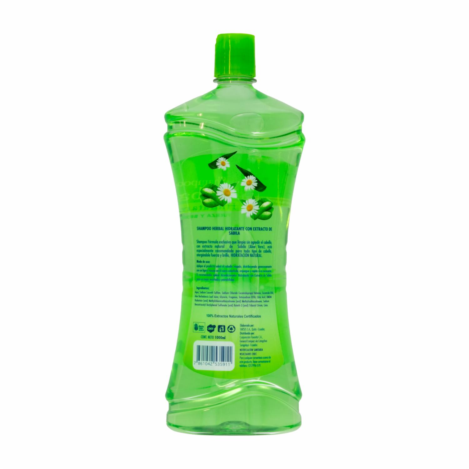 Shampoo Herbal Hidratante SUPERMAXI 1000 Ml - Imagen 2