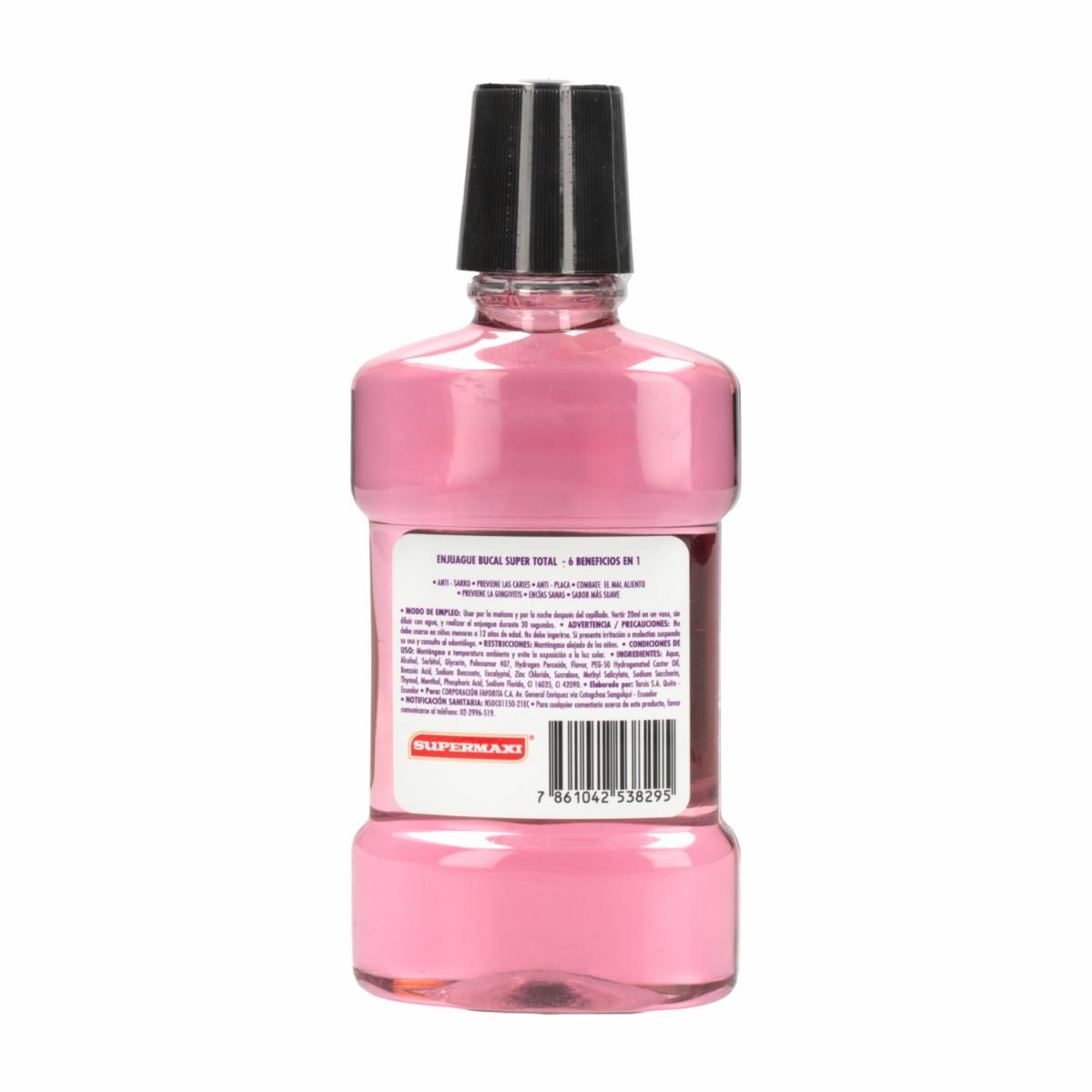 Enjuague  Bucal Súper Total SUPERMAXI 360 Ml