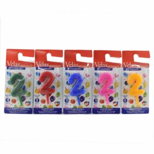 Vela De Cumpleaños SUPERMAXI Número 2