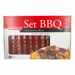 Set De Tenedor/Cuchillo Parrillero SUPERMAXI Paquete