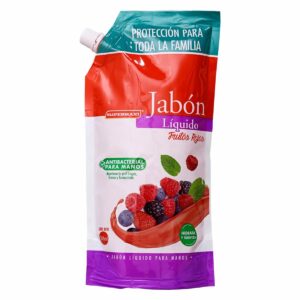 Jabón Antibacterial De Frutos Rojos Doy Pack SUPERMAXI 500 Ml