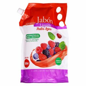 Jabón Líquido Frutos Rojos SUPERMAXI 1000 Ml
