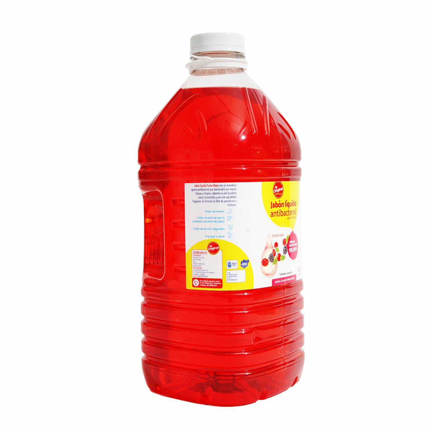 Jabón Líquido De Frutos Rojos LA ORIGINAL De 3800 Ml