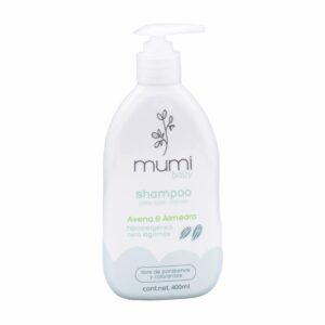 Shampoo Baby Con Avena Y Almendra Para Todo Tipo De Cabello MUMI 400 Ml
