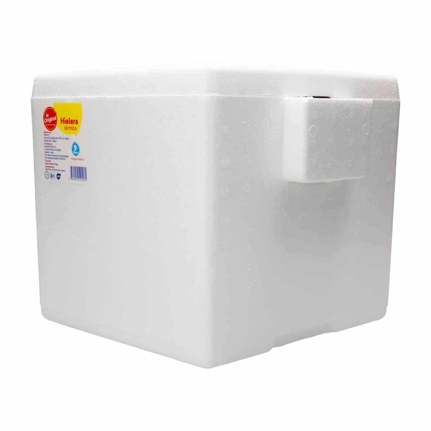 Hielera Térmica Con Agarradera Y Tapa LA ORIGINAL 9 Litros - Imagen 3