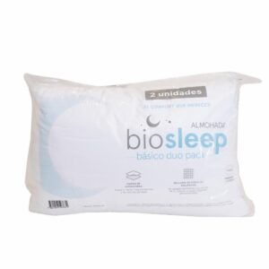 Almohada Básica Dúo Pack BIOSLEEP 65 X 45 Cm
