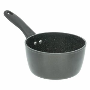 Perol Aluminio Forjado Inducción Negro Brillante SUPERMAXI 16 Cm