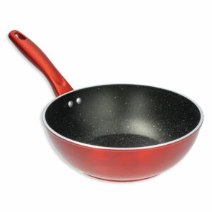 Wok De Induccion Forjado Rojo Brillante SUPERMAXI Unidad
