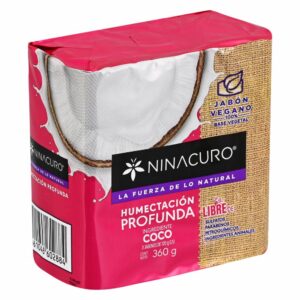 Jabón De Tocador Coco Humectación Profunda NINACURO 360 G