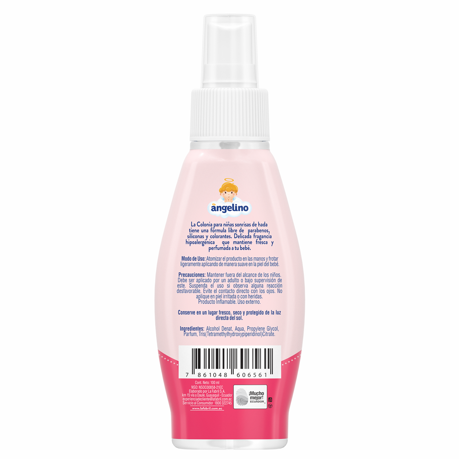 Colonia Infantil Niña ANGELINO 100 Ml - Imagen 2