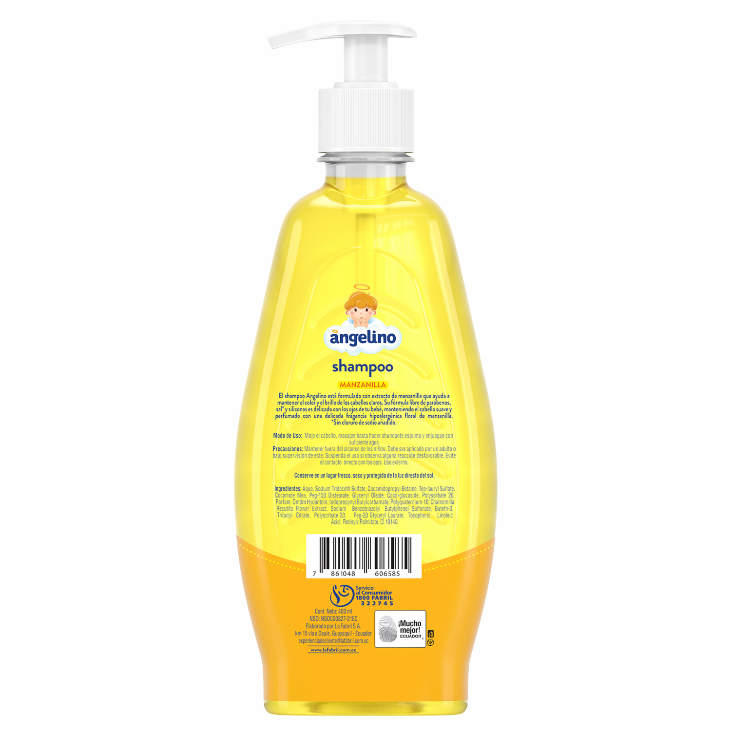 Shampoo De Manzanilla ANGELINO 400 Ml - Imagen 2