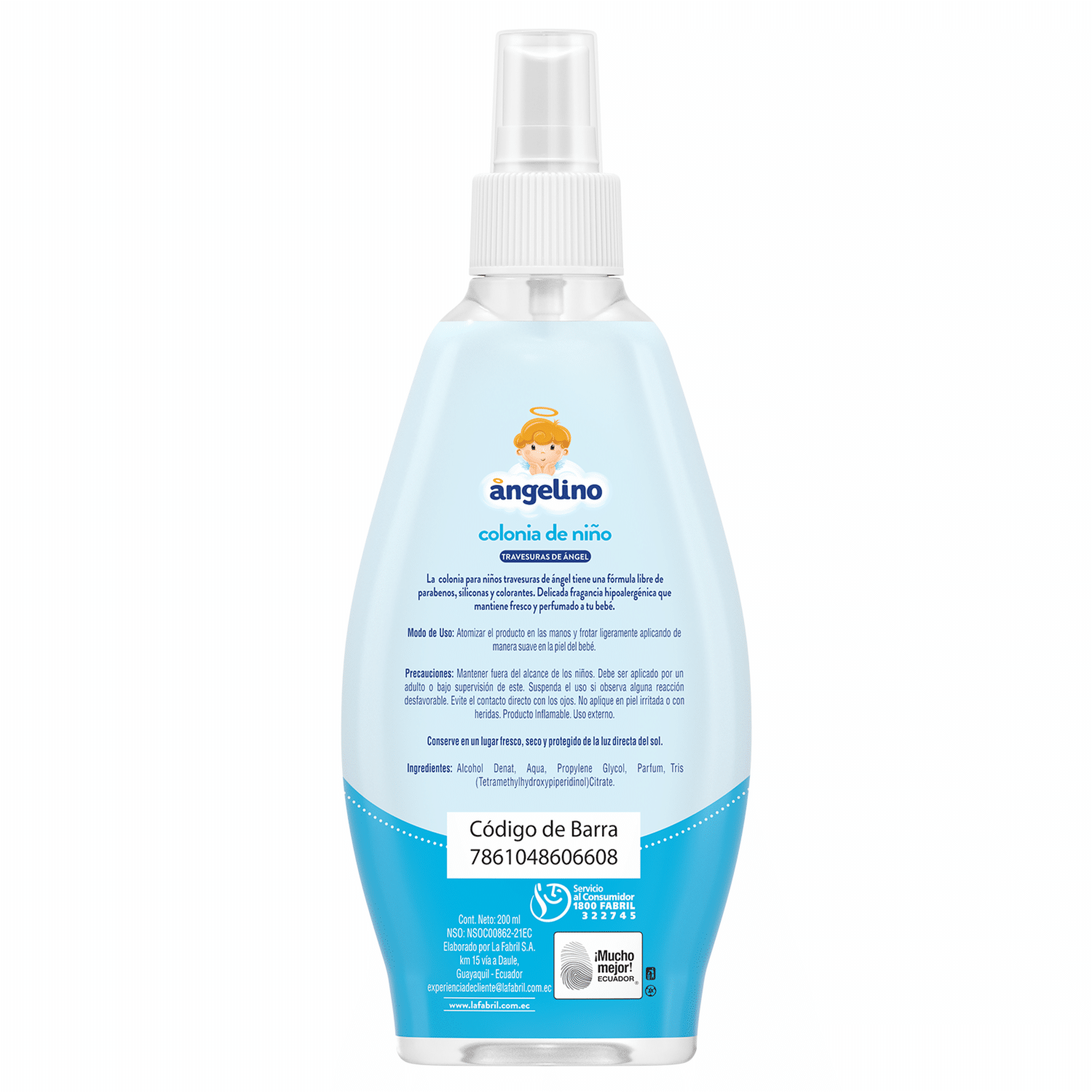 Colonia Infantil Niño ANGELINO 200 Ml - Imagen 2