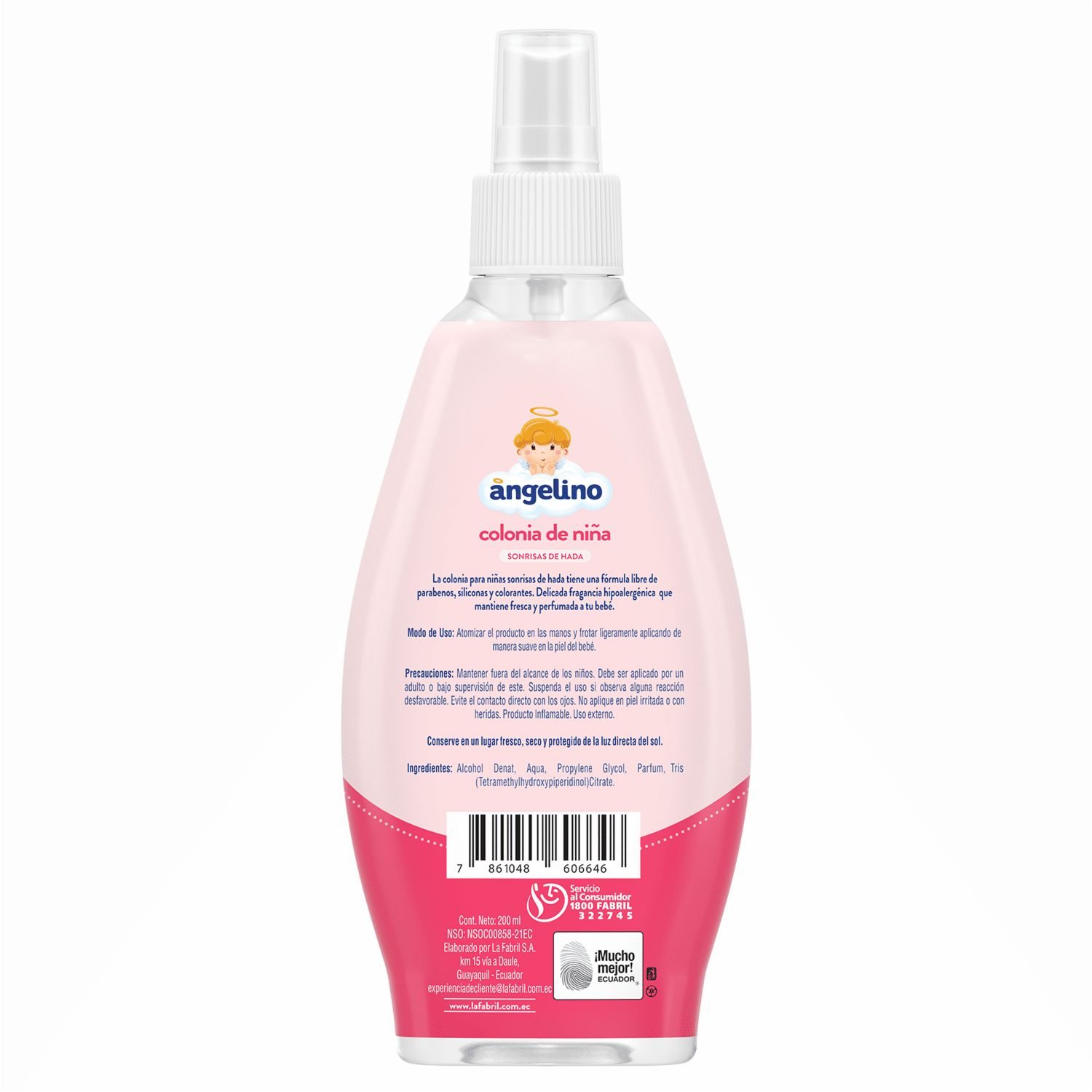 Colonia Infantil Niña ANGELINO 200 Ml - Imagen 2