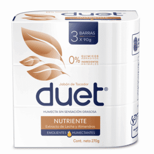 Jabón De Tocador En Barra Bio Nutriente DUET 3X90G