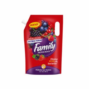 Jabón De Tocador Líquido Frutos Rojos FAMILY 1900 Ml