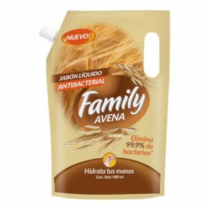 Jabón De Tocador Líquido De Avena FAMILY 1900 Ml