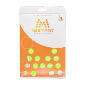 Etiqueta Troquel Verde Fosforescente MULTIPEG N22