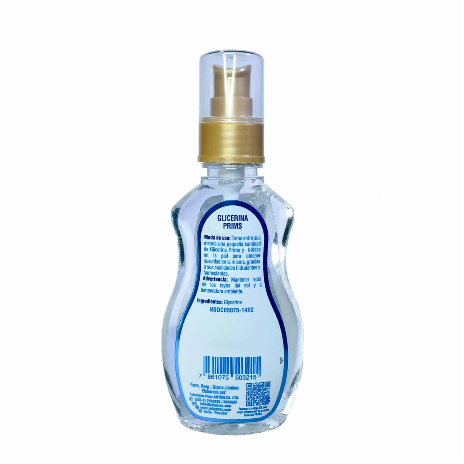 Aceite Cosmético De Glicerina PRIMS 115 Ml - Imagen 2