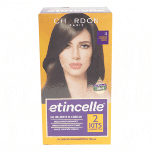 Tinte Coloración N° 4 Castaño Medio 2 Tubos ETINCELLE Unidad