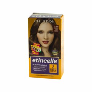 Tinte Coloración N° 5.38 Castaño Claro Dorado Marrón 2 ETINCELLE Unidad