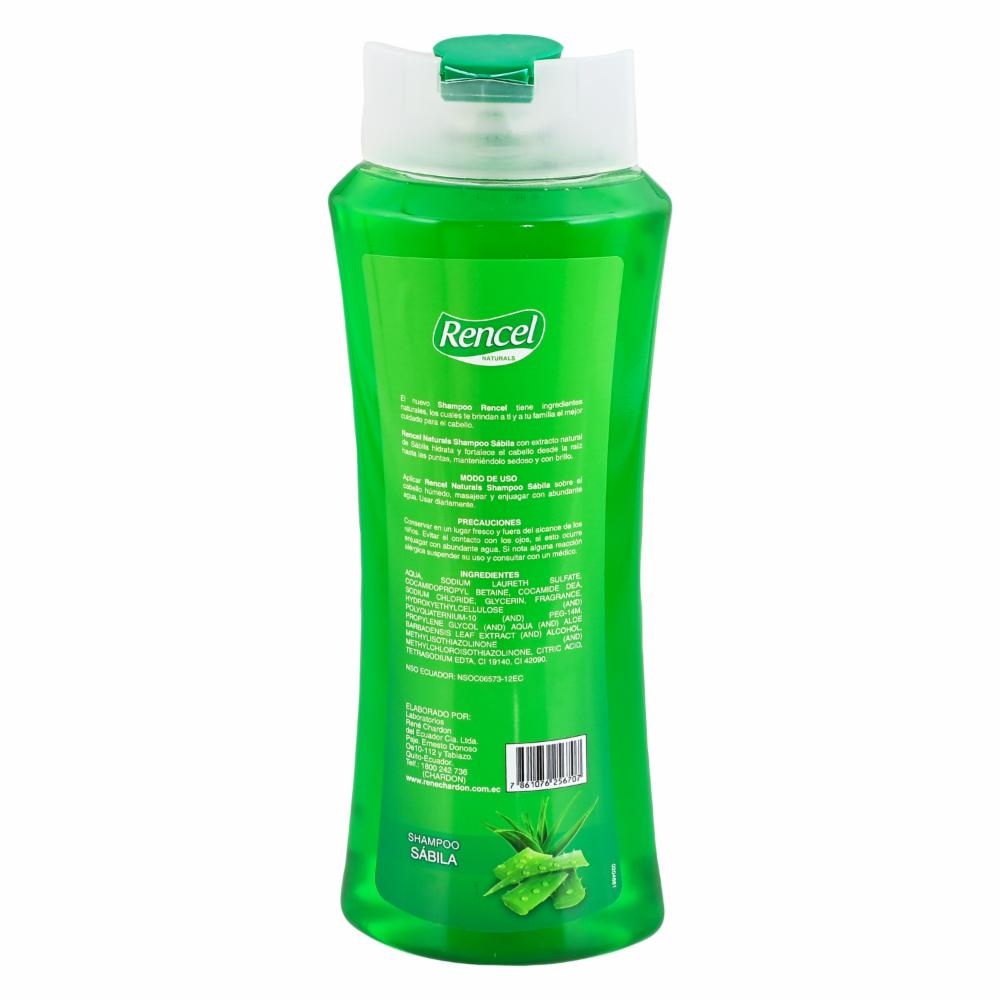 Shampoo Para Cabello De Sábila RENCEL 1000 Ml - Imagen 2