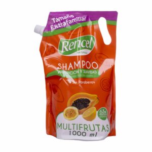 Shampoo Para Cabello Multifrutas Nutricion Y Suavidad RENCEL 1000 Ml