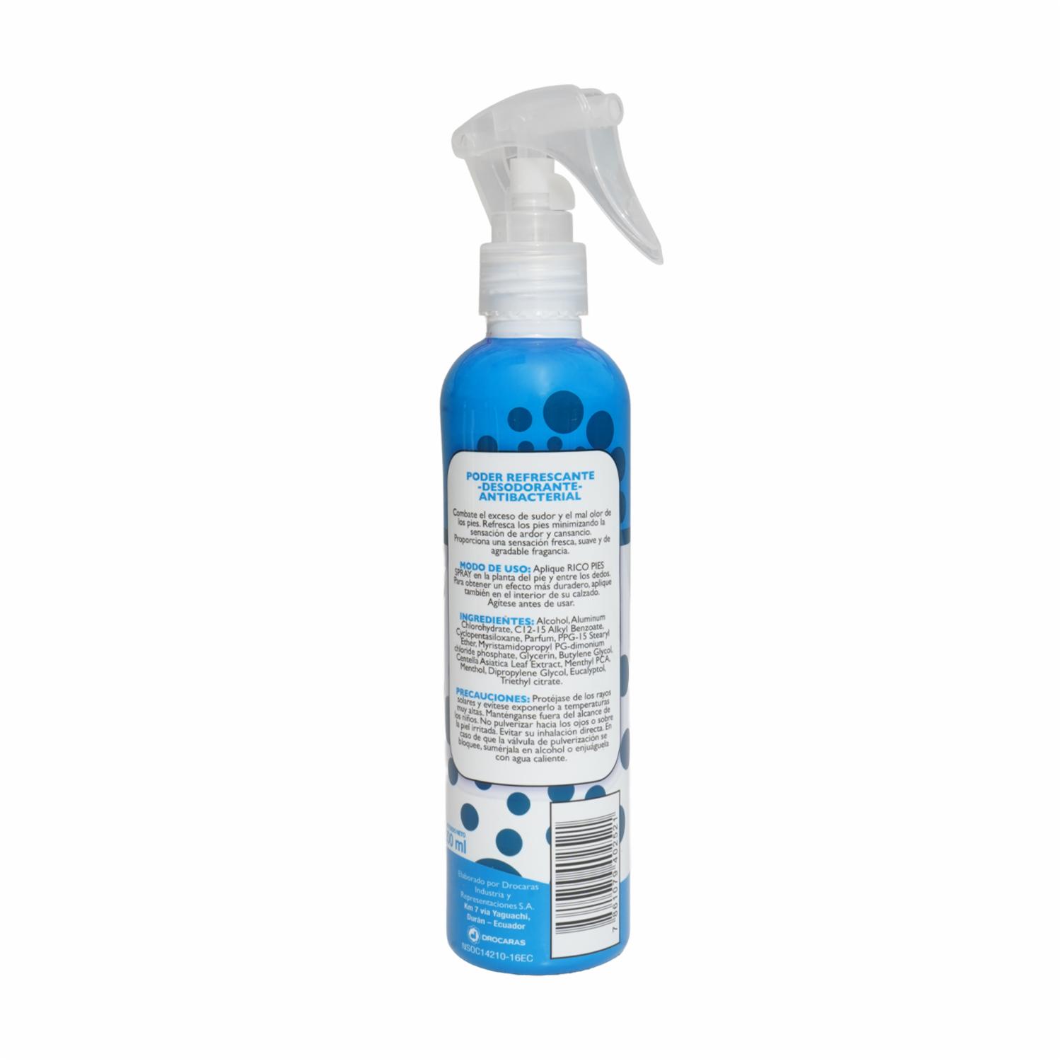 Desodorante Para Pies En Spray Energy Sport RICO 200 Ml - Imagen 3