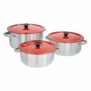 Set Calderos Económico INDALUM 3 Pz